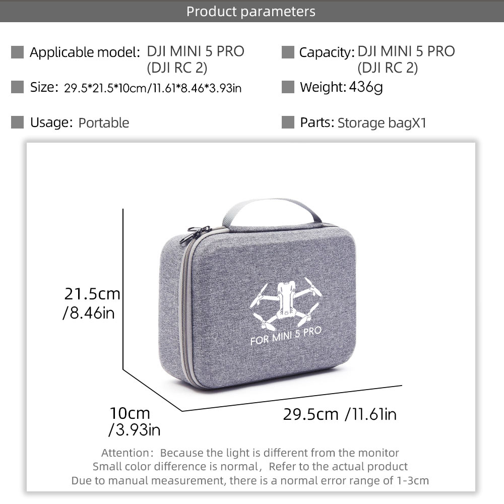 Storage Carry Case for DJI Min - огляд і ціна Drone Joystick Cover