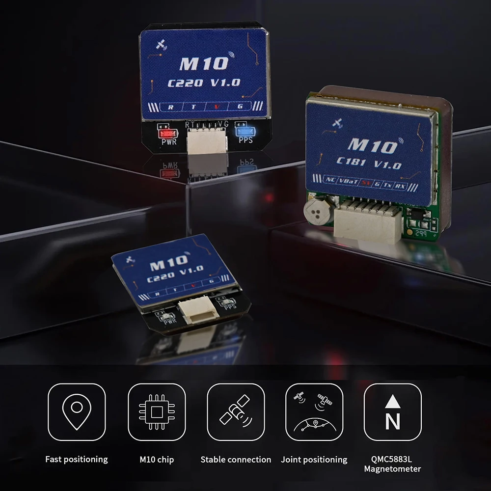 HPXGRC M-10 5883 GPS Module wi - огляд і ціна Drone Beacon Light